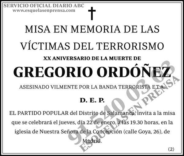 Gregorio Ordóñez